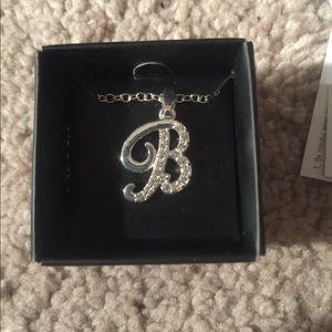 Script initial necklace